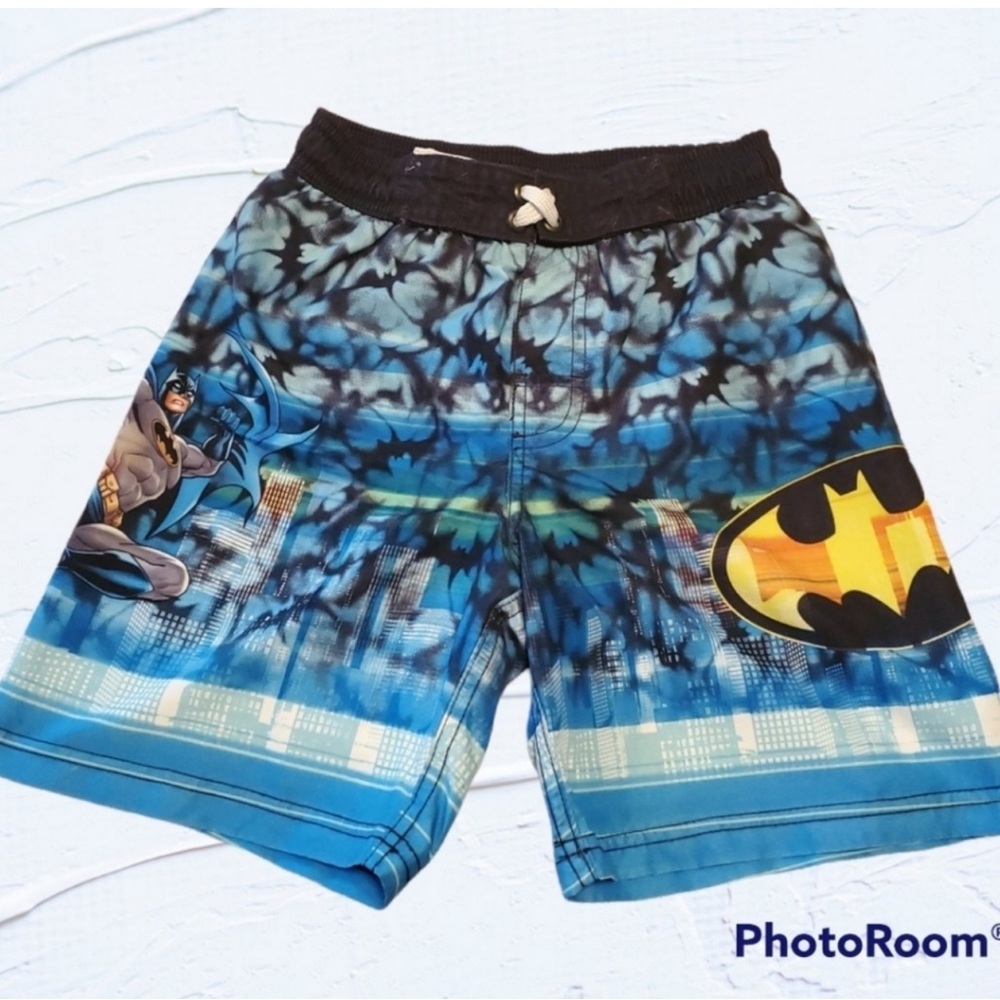 Batman Swim Trunks Boys Youth  6/7